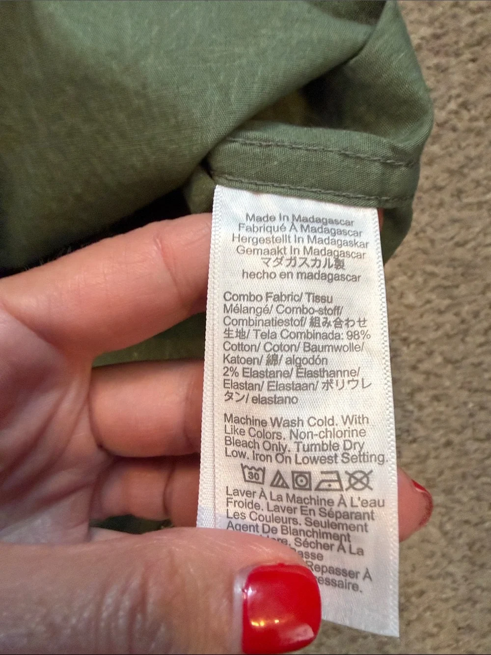 J, Crew  Palm Fond Shirt, 10